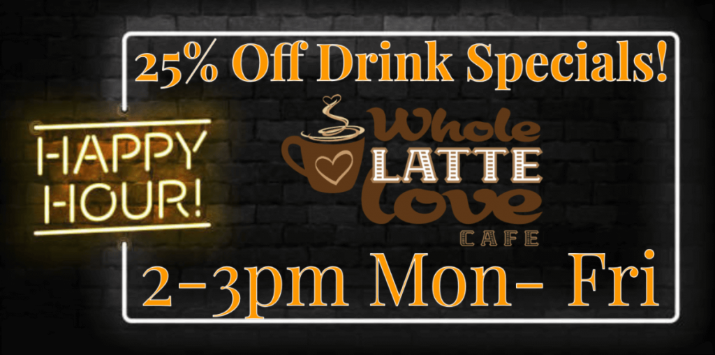 New! Happy Hour Special!